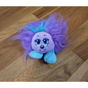ZURU Shnooks “Woogie” Plush Doll – Purple Hair & Blue Feet – 2017 Stuffed Toy